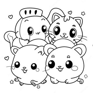 Carino Hamtaro Con Amici Da Colorare 133002-65389