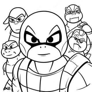 Lascesa Delle Tmnt Disegno Da Colorare 133183-65527