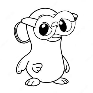 Pagina Da Colorare Di Peely Con Occhiali Da Sole Cool 133647-65890