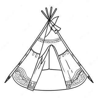 Pagina Da Colorare Del Teepee 133698-65922