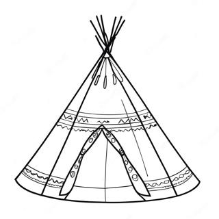 Pagina Da Colorare Del Teepee 133698-65923