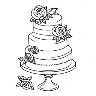 Torta Pagine da Colorare