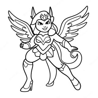 Pagina Da Colorare Di She Ra Che Si Trasforma 134599-66637