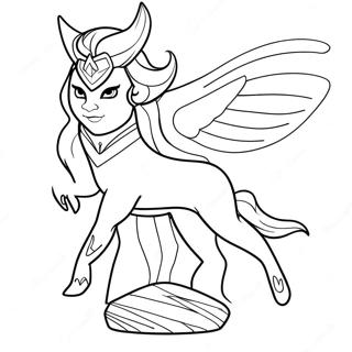 Pagina Da Colorare Di She Ra Che Si Trasforma 134599-66639