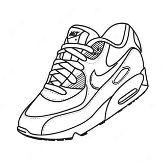 Disegno Da Colorare Di Sneaker Air Max Colorate 134674-66685