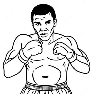 Pagina Da Colorare Di Muhammad Ali In Allenamento 134831-66818