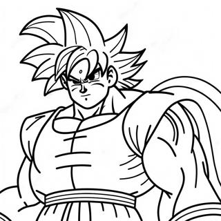 Goku Super Saiyan 4 Pagine Da Colorare