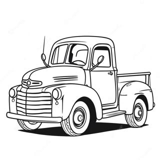 Pagina Da Colorare Di Un Camion Classico 135672-67463