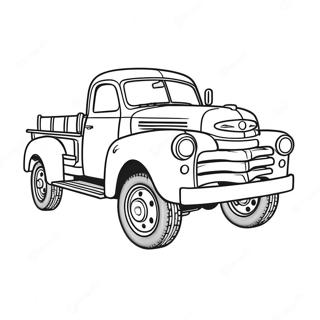Pagina Da Colorare Di Un Camion Classico 135672-67464