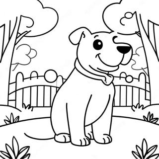 Pagina Da Colorare Cane Bsd Felice Nel Parco 135930 67674