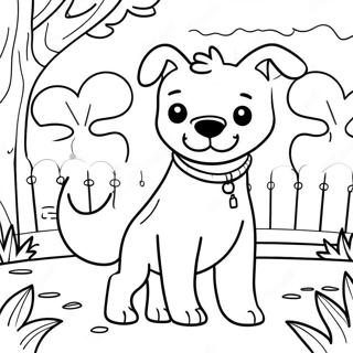 Pagina Da Colorare Cane Bsd Felice Nel Parco 135930 67676