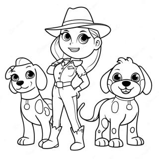 Jessie E Amici Pagina Da Colorare 136059 67780