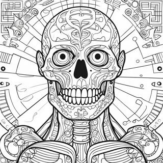 Pagina Da Colorare Di Anatomia Intricata 136110-67817