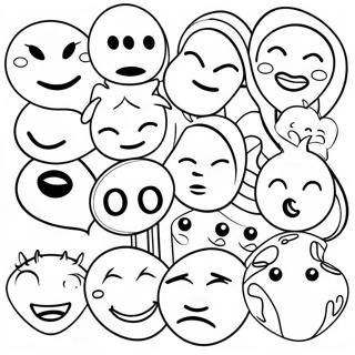 Pagina Da Colorare Delle Facce Delle Emozioni Psicologia 136336-67992