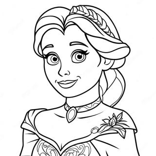 Disegno Da Colorare Di Elsa In Costume Spaventoso 136412-68045
