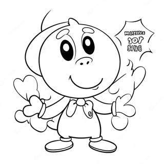 Disegno Da Colorare Con Una Frase Spiritosa Di Un Personaggio Dei Cartoni 136465 68094