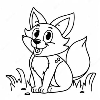 Volpe Con Un Grande Sorriso Da Colorare 136570-68177