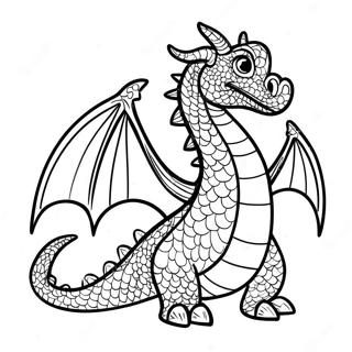 Drago Seawing Con Scaglie Glitterate Da Colorare 136698 68427