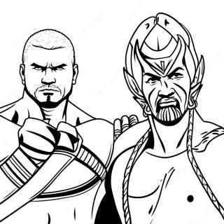 Pagina Da Colorare Del Match Di Campionato Wwe 136952-68614