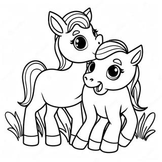 Pagina Da Colorare Cuccioli Di Puledro Carini 137057-68707