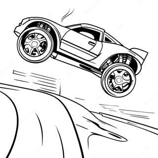 Pagina Da Colorare Dellauto Rc Veloce Che Salta Su Una Rampe 137132 68755