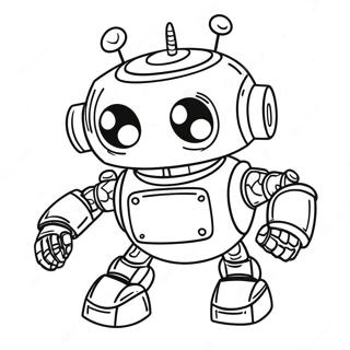 Pagina Da Colorare Del Robot Ia Carino 137363-68933
