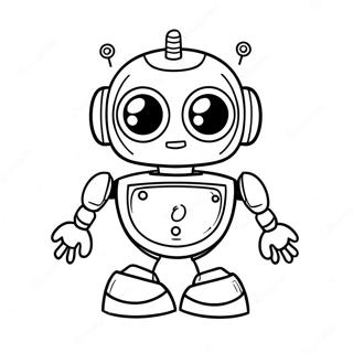 Pagina Da Colorare Del Robot Ia Carino 137363-68934