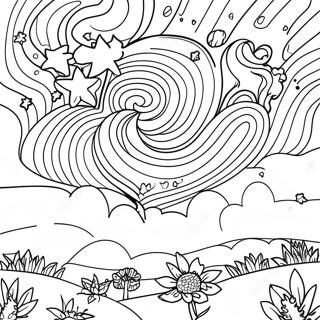 Pagina Da Colorare Del Cielo Notturno Stellato 137413-68975