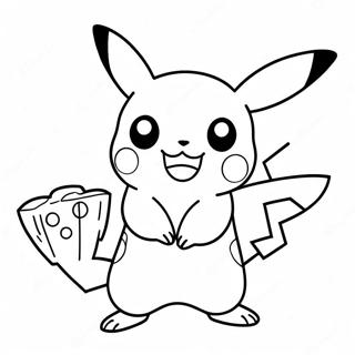 Pikachu Affascinante In Azione Disegno Da Colorare 137875-69333