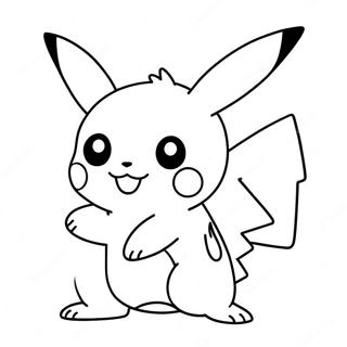 Pikachu Affascinante In Azione Disegno Da Colorare 137875-69334