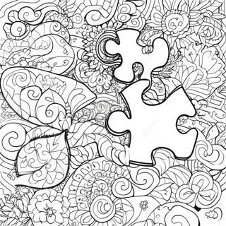 Pagina Da Colorare Puzzle Colorato 138183-69573