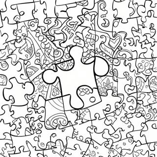 Pagina Da Colorare Puzzle Colorato 138183-69574