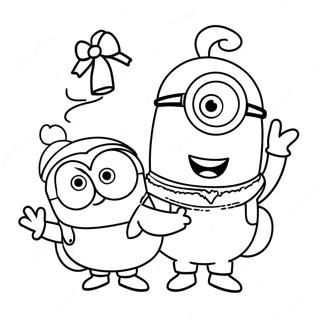 Pagina Da Colorare Minions Di Natale 138233-69609