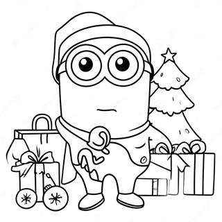 Pagina Da Colorare Minions Di Natale 138233-69611