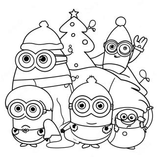 Pagina Da Colorare Minions Di Natale 138233-69612