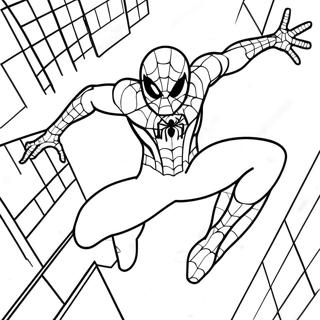 Pagina Da Colorare Di Spider Man In Costume Nero No Way Home 138336-69691