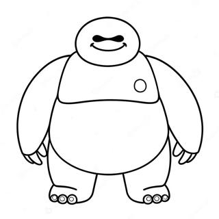 Baymax Pagine da Colorare