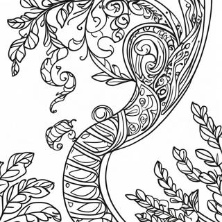 Pagina Da Colorare Di Vite Intrecciata 138619 69917