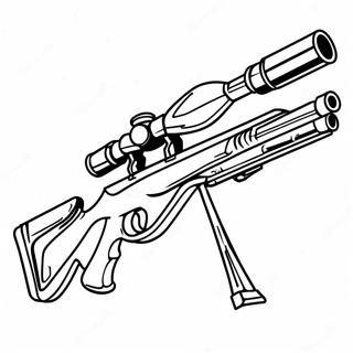 Pagina Da Colorare Del Fucile Di Precisione Realistico 138822-70076