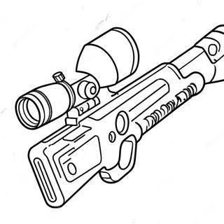 Pagina Da Colorare Del Fucile Di Precisione Tattico 138823-70077