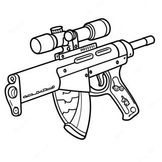 Pagina Da Colorare Del Fucile Di Precisione Tattico 138823-70078