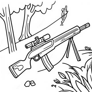 Pagina Da Colorare Del Fucile Di Precisione Camuffato 138824-70082