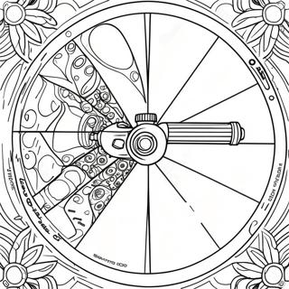 Pagina Da Colorare Del Mirino Del Fucile Di Precisione Dettagliato 138825-70085