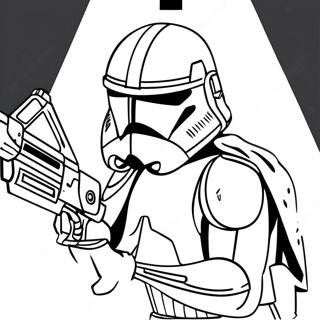 Clone Trooper Fase 2 Pagine da Colorare