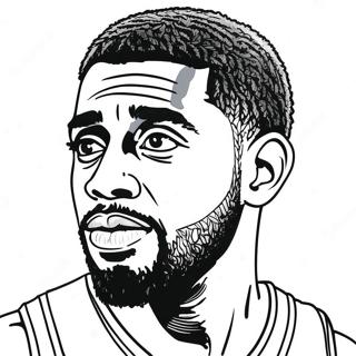 Pagina Da Colorare Di Kyrie Irving 139231-70389