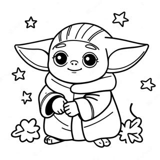 Baby Yoda Natale Pagine Da Colorare