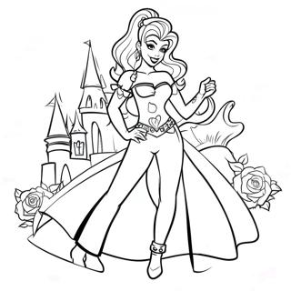 Pagina Da Colorare Di Principessa Disney Punk 139665-70732