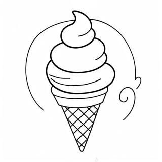 Pagina Da Colorare Di Cono Gelato 139691-70749