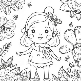 Pagina Da Colorare Di Un Doodle Preppy Fantasioso Di Picsart 139721 70787