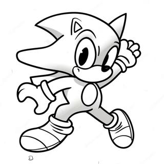 Sonic Ombra Che Corre Veloce Da Colorare 14054-3066